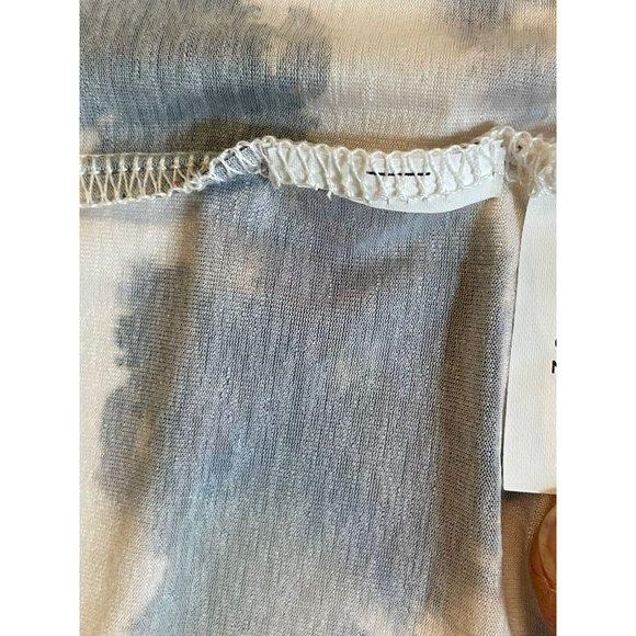 Spiritual Gangster Tank Top Women Size Medium White Abstract Print Lightweight - Picture 8 of 10